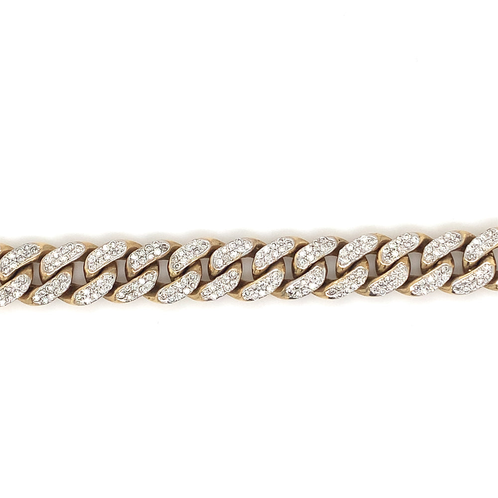 10KT Yellow Gold Natural Diamond 4.20TW Bracelet