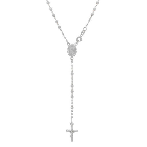 Sterling Silver Cross Rosary
