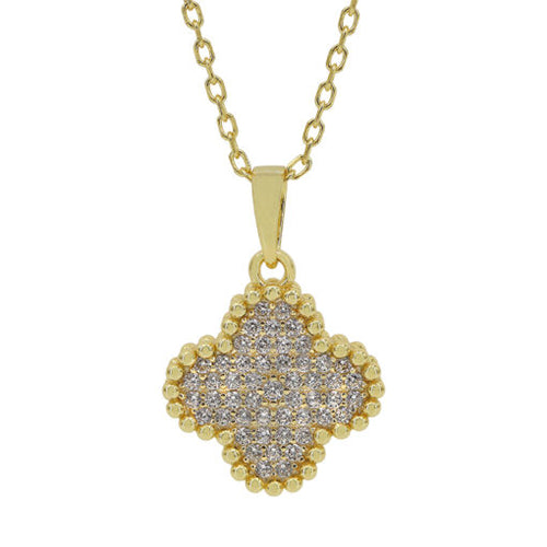 Gold Plated Sterling Silver Fancy Necklace