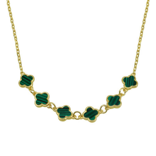 Gold Plated Sterling Silver Fancy Necklace
