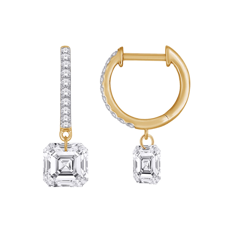 10kt Yellow Gold 1.35TDW Lab Grown Diamond Earrings