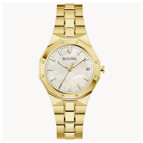 Bulova Prestige Gold Ladies Watch - 97M119