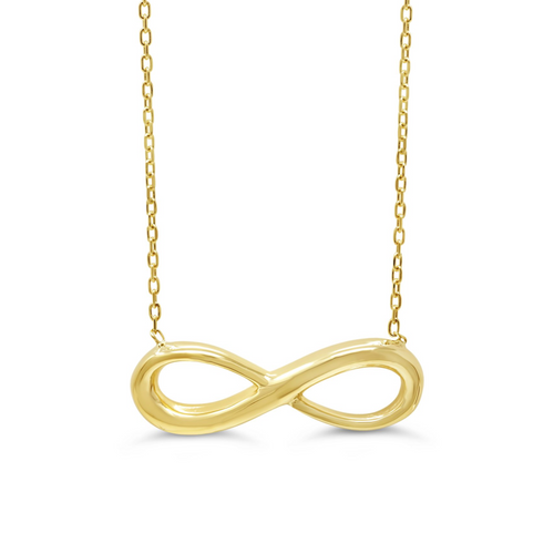 10kt Yellow Gold Infinity Pendant