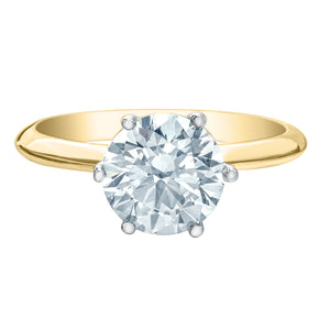 The Six Claw Solitaire - Customizable Lab Grown Diamond Engagement Ring