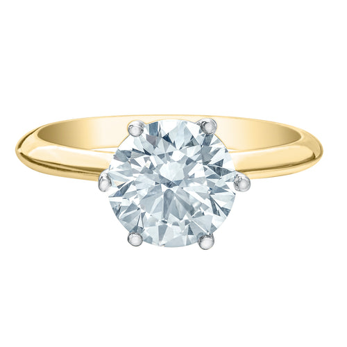 The Six Claw Solitaire - Customizable Lab Grown Diamond Engagement Ring