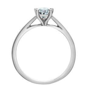 The Cathedral Classic - Pear Cut Lab Grown Diamond Solitaire - Customizable Engagement Ring
