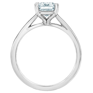 The Cathedral Classic - Emerald Cut Lab Grown Diamond Solitaire - Customizable Engagement Ring