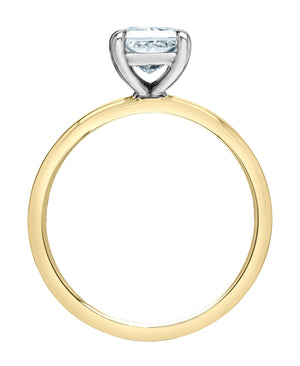The Petite Peg - Princess Cut Lab Grown Diamond Solitaire - Engagement Ring