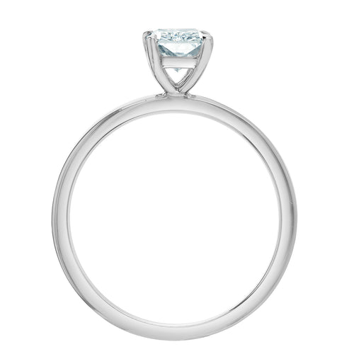 The Petite Peg - Radiant Cut Lab Grown Diamond Solitaire - Customizable Engagement Ring