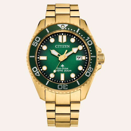 CITIZEN Eco-Drive Promaster Dive Green Dial - BN0262-59W