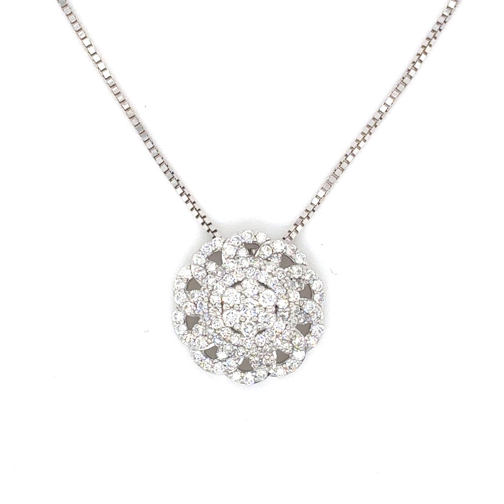10kt White Gold .50ct Diamond Pendant