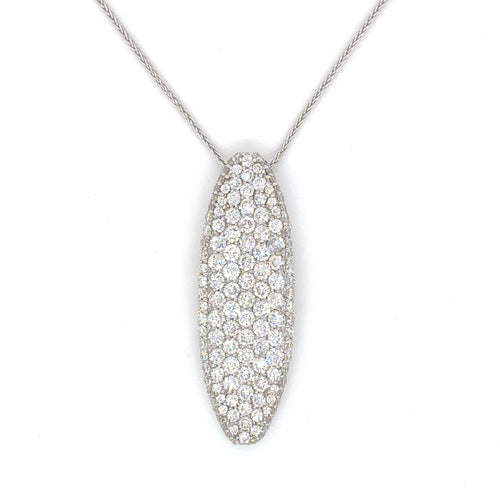 10kt White Gold 2.12ct Diamond Pendant