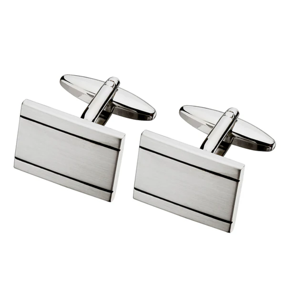 Engravable Stainless Steel Cuff Links