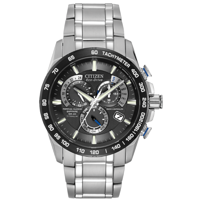 Citizen Eco Drive Perpetual Chrono Titanium AT4010 50E Bellagio