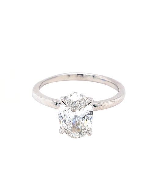 14k White Gold 1.56TDW Lab Grown Diamond Engagement Ring