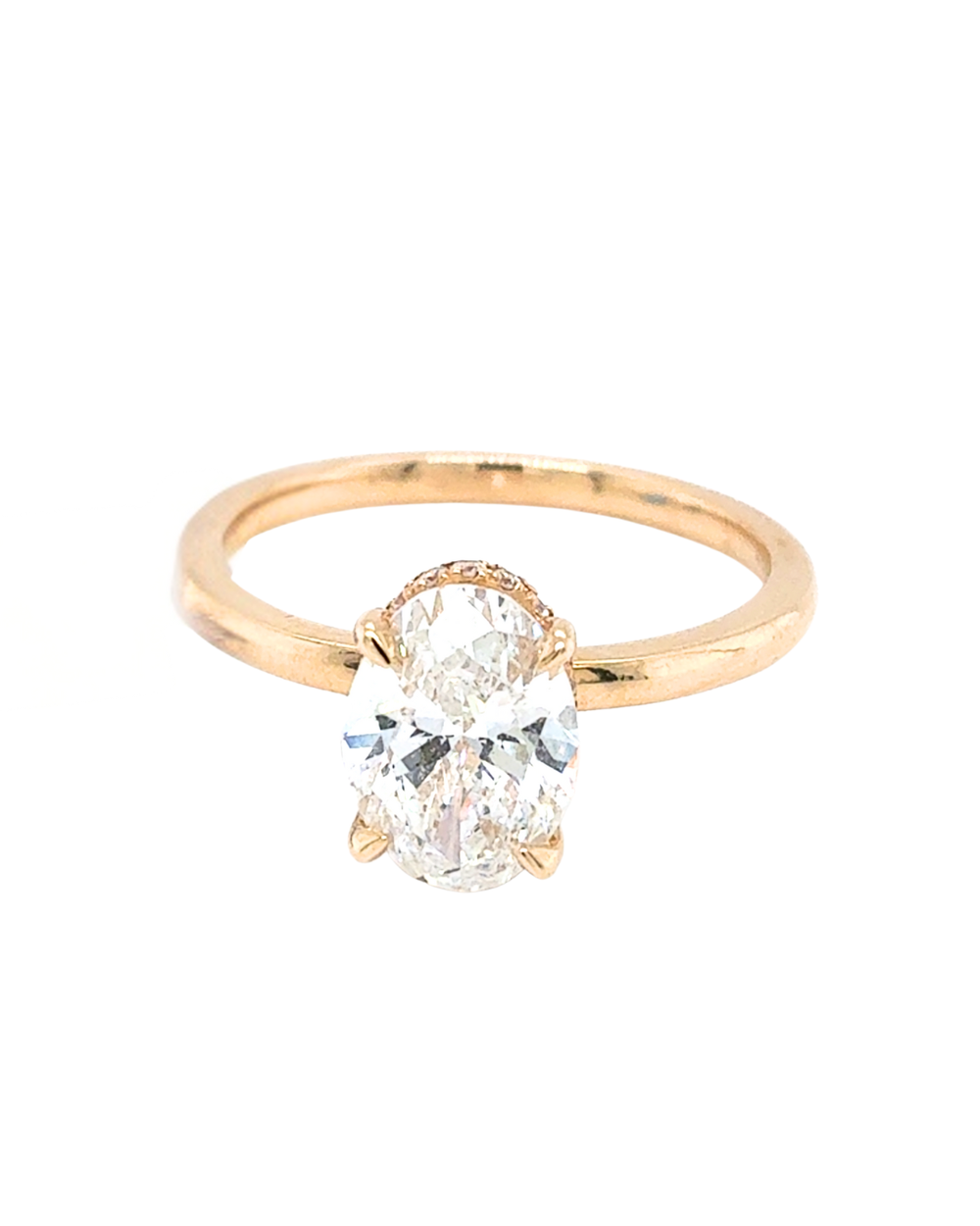 14kt Yellow Gold 1.64TDW Lab Grown Diamond Engagement Ring