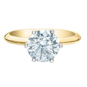 The Six Claw Solitaire - Customizable Lab Grown Diamond Engagement Ring