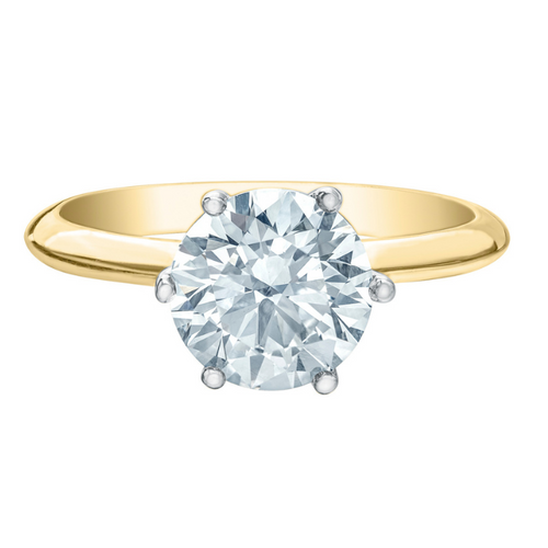 The Six Claw Solitaire - Customizable Lab Grown Diamond Engagement Ring