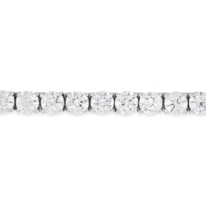 Sterling Silver 4mm Round CZ Tennis Bracelet