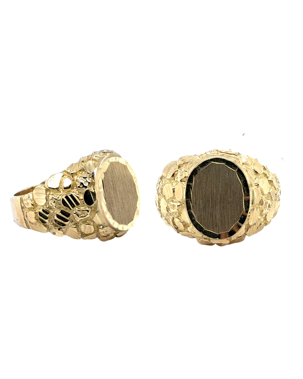 10kt Yellow Gold Fancy Eagle Signet Ring