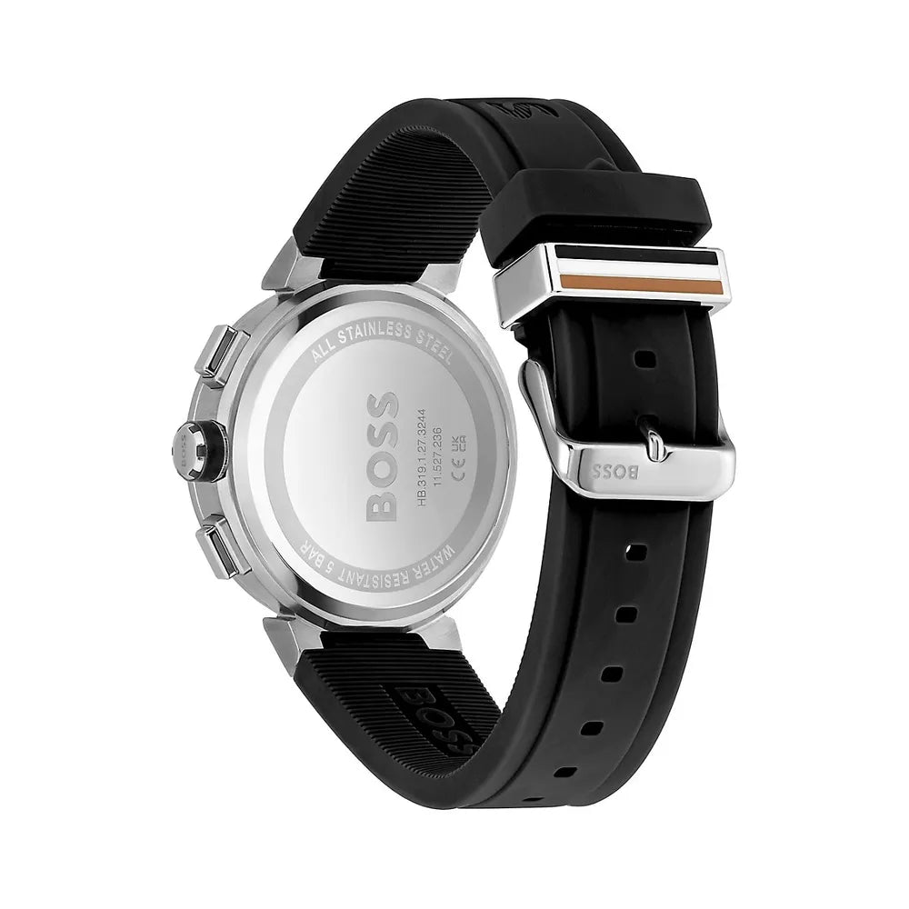 Hugo Boss Men's One Black Chronograph Watch 1513997 – Bellagio Jewellers II