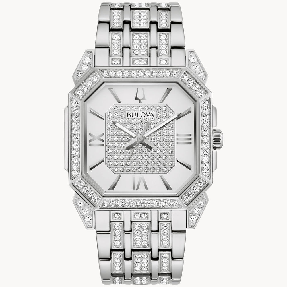 Bulova Octava Silver-Tone Watch - 96A285