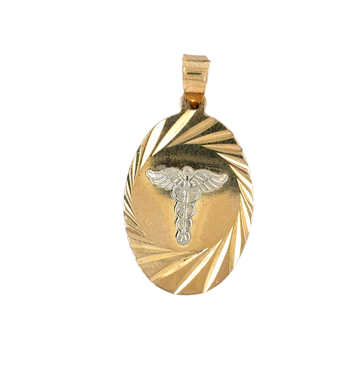 10kt Yellow Gold Medical Alert Charm