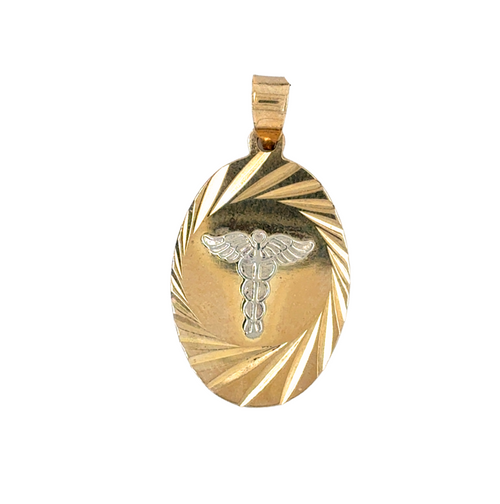 10kt Yellow Gold Medical Alert Charm