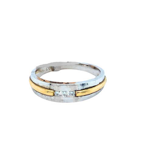 10kt two-tone gold Diamond Ring
