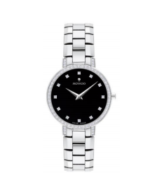 Movado Faceto Stainless Steel Watch 0607484