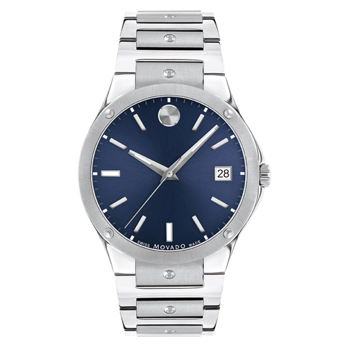 Movado SE Silver-Tone Stainless Steel Watch 0607513