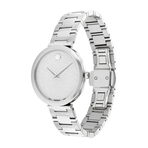 Movado Muesum Classic Stainless Steel Watch 0607518 Final Sale