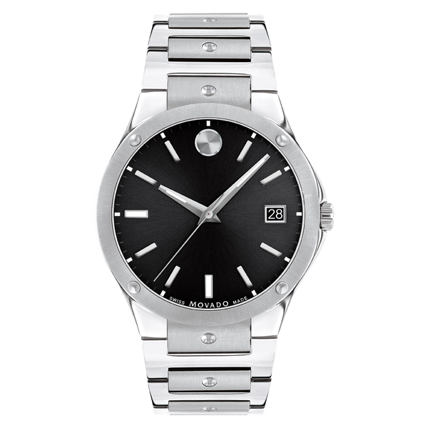 Movado SE Silver-Tone Stainless Steel Watch 0607541