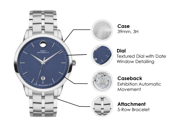 Movado discount watch 1881