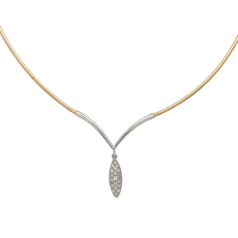 10kt Fancy CZ Necklace