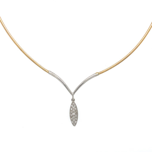 10kt Fancy CZ Necklace