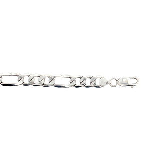 Sterling Silver 8mm Figaro Chain 20"