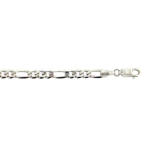 Sterling Silver 5mm Figaro Chain 20"