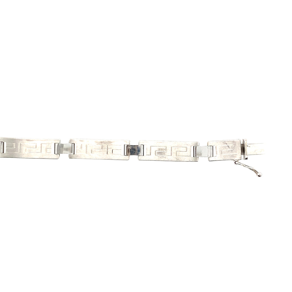 10kt White Gold 6mm Fancy Bracelet