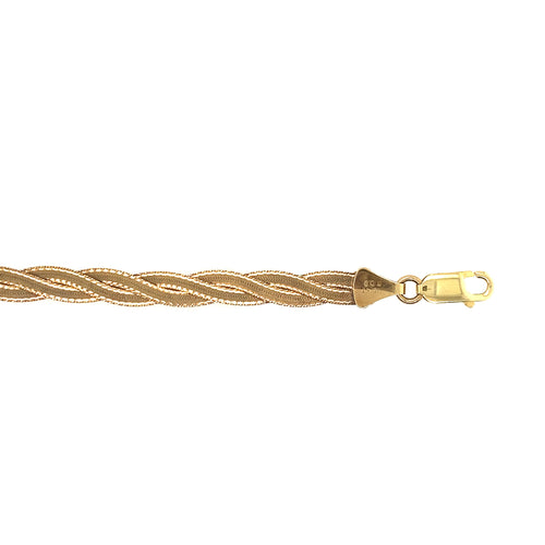 10kt Yellow Gold 6mm HerrinSKU-102one Bracelet