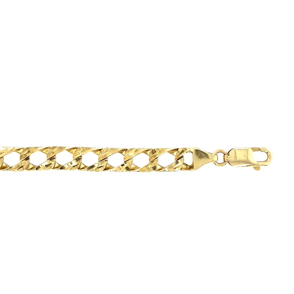 10kt Yellow Gold 8mm Casting-Style Bracelet
