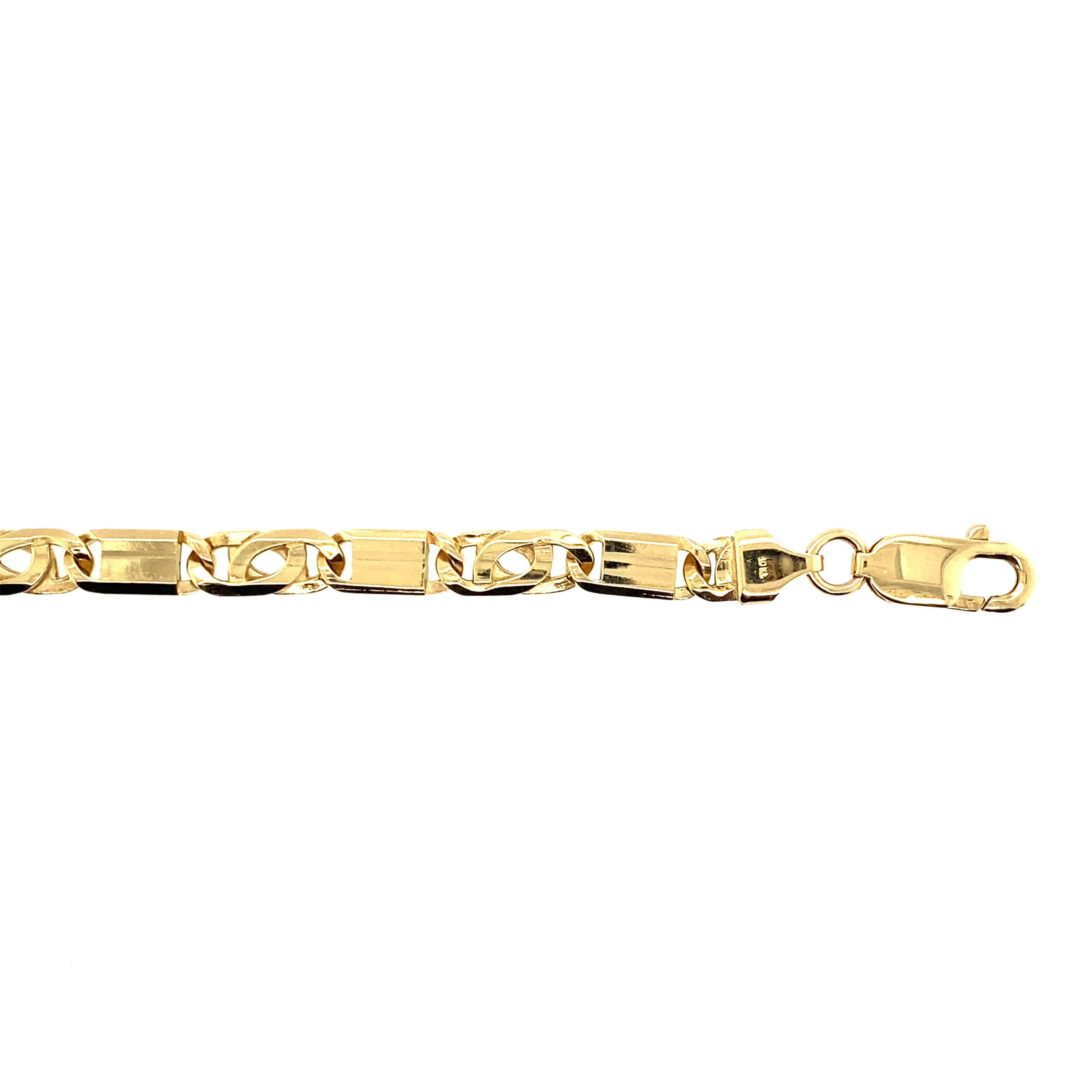 10kt Yellow Gold 6mm Fancy Bracelet
