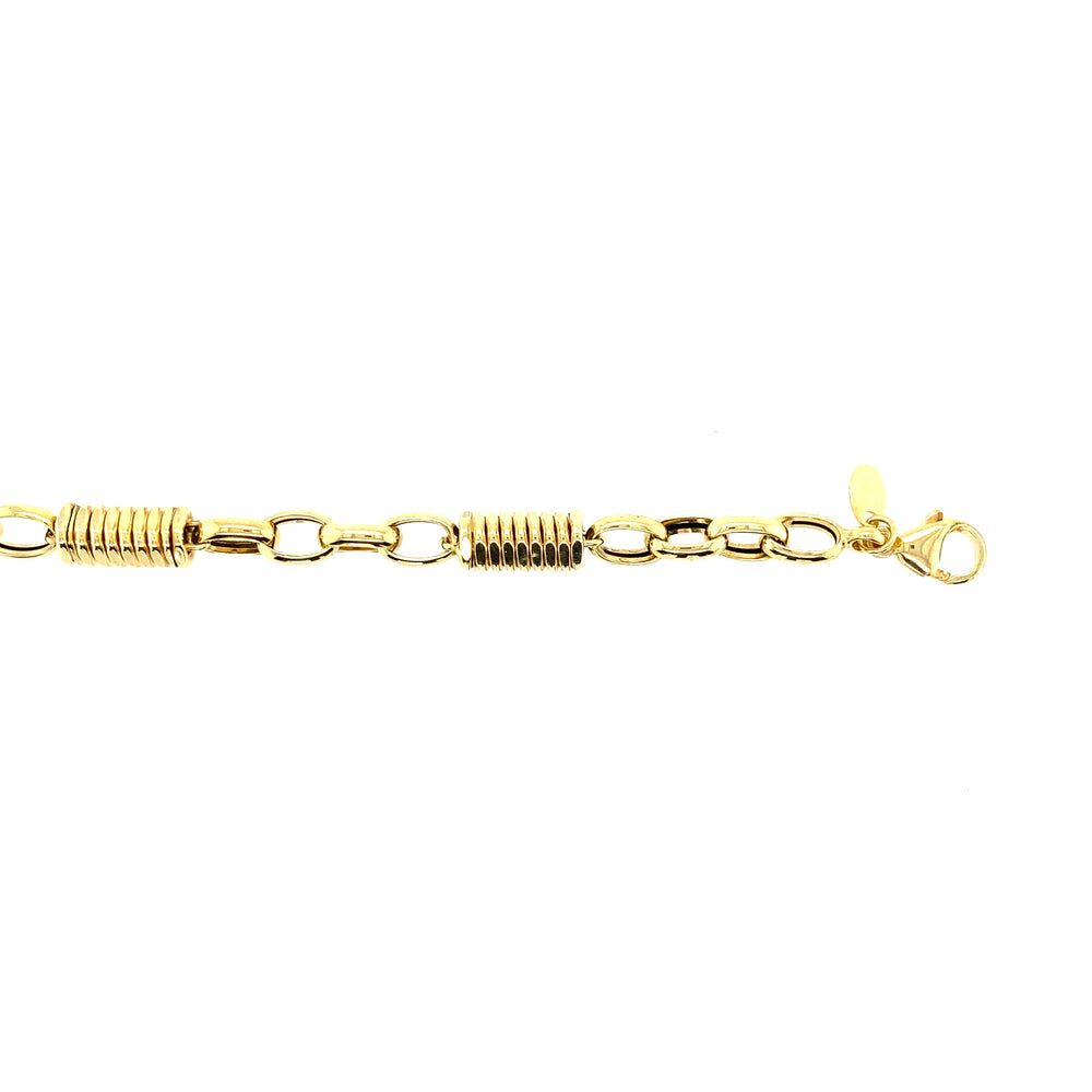 14kt Yellow Gold 6mm Fancy Bracelet