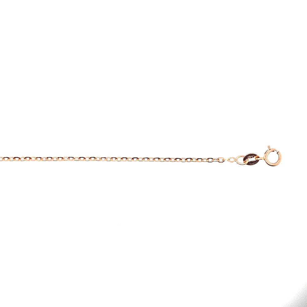 10kt Rose Gold 1mm Fancy Bracelet