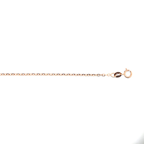 10kt Rose Gold 1mm Fancy Bracelet