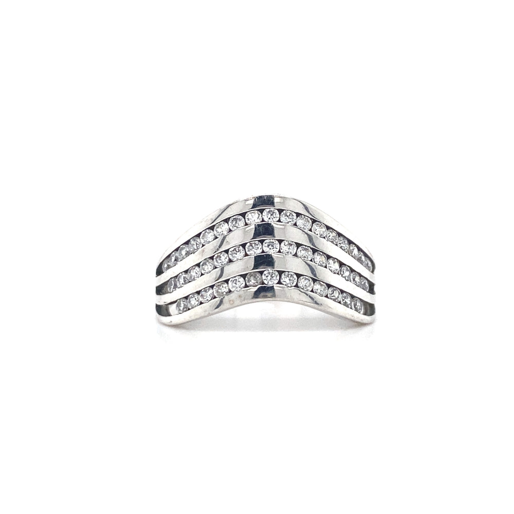 10kt White Gold Fancy Ring