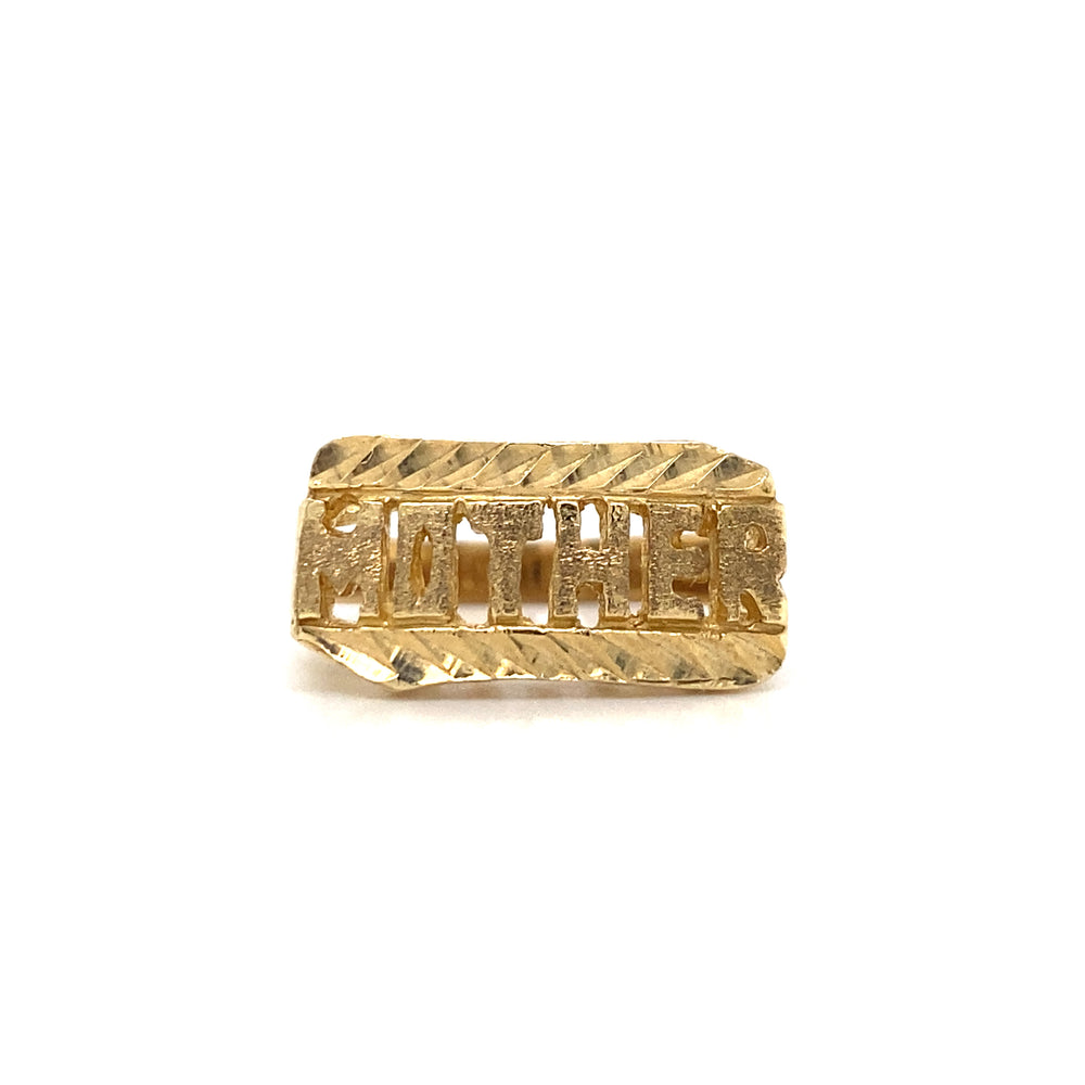 10kt Yellow Gold MOTHER Ring