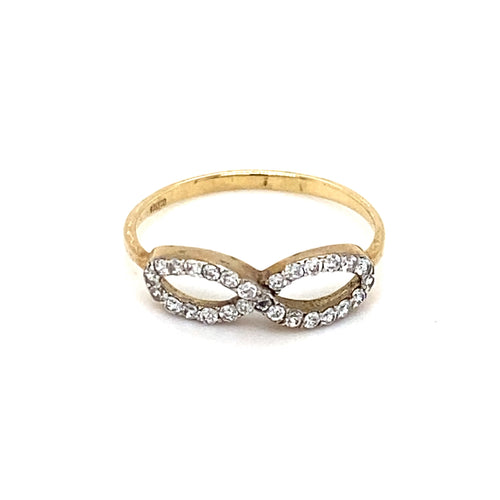 10kt Yellow Gold Infinity Ring