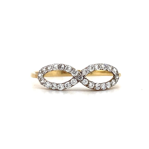 10kt Yellow Gold Infinity Ring