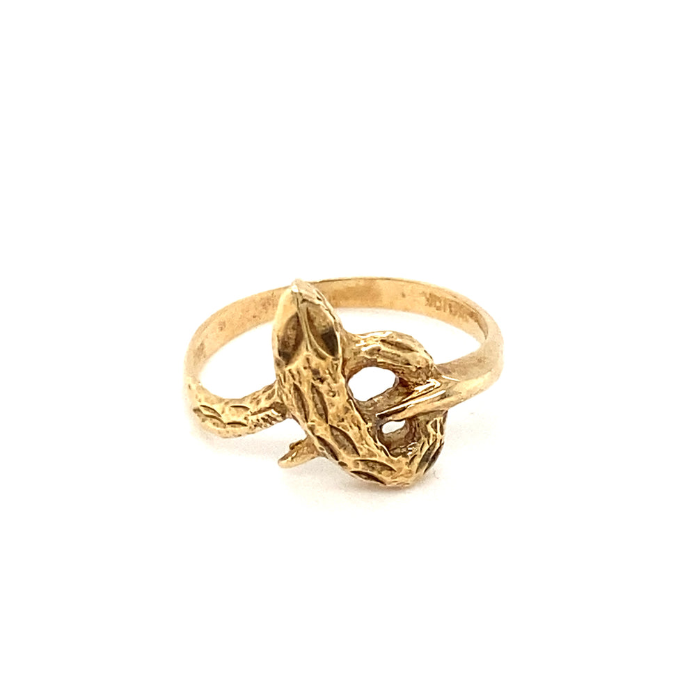 10kt Yellow Gold Snake Ring